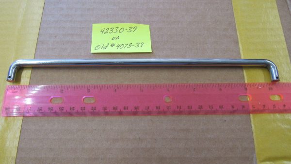 Harley 45 Flathead Solo Chrome Short Brake Rod 1939-52  P/N 42330-39 or 4073-39 - Image 4