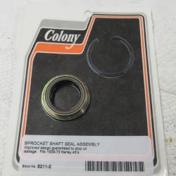 Harley 45 Flathead Solo and Servi-car Sprocket Shaft Seal Kit. 1939-73