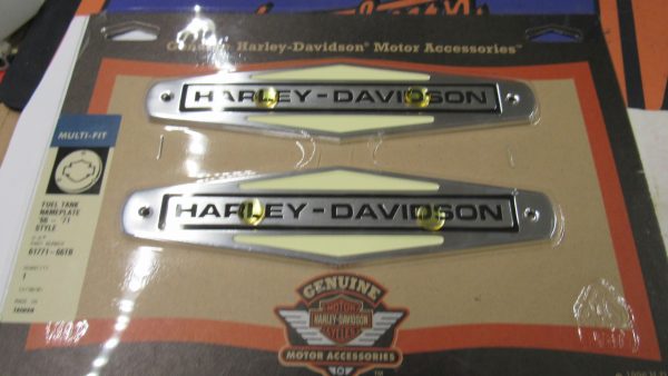 Harley Shovelhead,Servi-car Fuel Tank Emblems 1966-71. P/N 61771-66TB