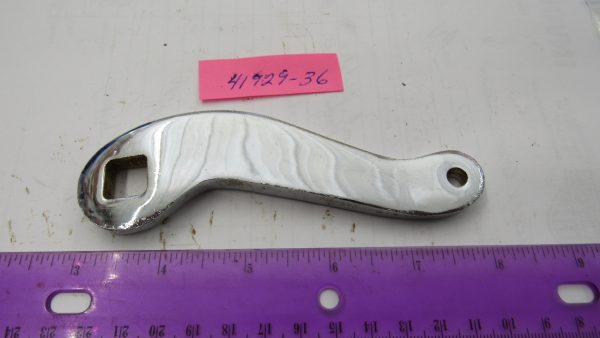 Harley Knuckle,Pan,Rear Mechanical Brake Lever *Chrome* 1936-57 P/N 41929-36 - Image 2