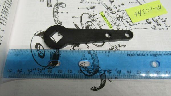 Harley 45 Flathead Solo WL,WLA Front Brake Arm 1931-52 P/N 44307-31