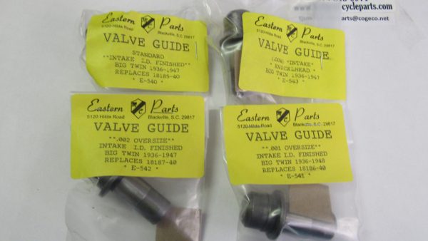 Harley Knucklehead Cast Iron Intake Valve Guides .. STD..1936-47. P/N 18185-40 - Image 2