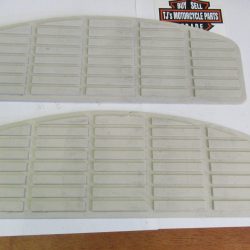 Harley Shovelhead Footboard Pads White (Ivory) 1966-84  P/N 50614-66