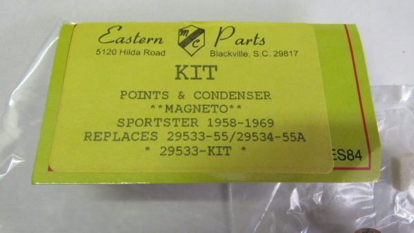 Harley Sportster Magneto Points & Condenser 1958-69. P/N 29533-55 & 29534-55A