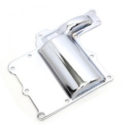 Harley 45 Flathead Transmission Access Cover **CHROME** 1941-63  P/N 34813-41