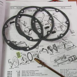 Panhead,Shovelhead 4 Speed Transmission Ratchet Top Shifter Cover Gaskets 1952-79 P/N 34552-52