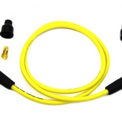 Knuckle, Pan, Flathead, Universal Yellow Copper Core 7mm Spark Plug Wire Kit
