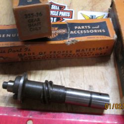 Vintage 1936-38 Harley Knucklehead Motor Pinion Shaft *NOS*. P/N 355-36 **Very RARE**
