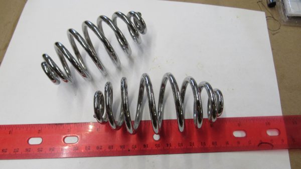 **ON SALE**Harley,Triumph,Honda,Customs,Choppers 4" Chrome Seat Springs - Image 2