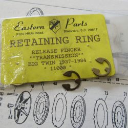 Harley Big Twin Transmission Clutch Release Finger Shaft Snap Ring 1941-84  P/N 11000