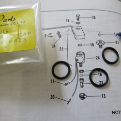 Harley Evolution FLT Front Fork Air Control Cap O-Ring 1984-92  P/N 11140