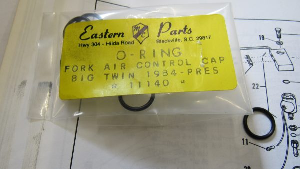 Harley Evolution FLT Front Fork Air Control Cap O-Ring 1984-92  P/N 11140 - Image 2