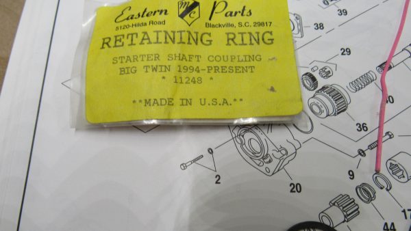 Harley Evo,Twincam Starter Shaft Coupling Retainer Ring 1994-UP??  P/N 11248 - Image 3