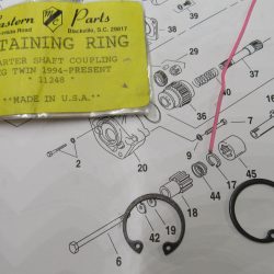Harley Evo,Twincam Starter Shaft Coupling Retainer Ring 1994-UP??  P/N 11248