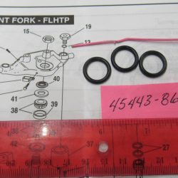 Harley Evolution FLT Upper Fork Plug O-Ring 1986-98   P/N 45443-86