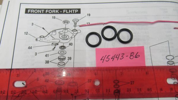 Harley Evolution FLT Upper Fork Plug O-Ring 1986-98   P/N 45443-86