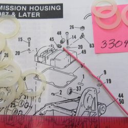 Harley Shovelhead,Evolution Transmission Neutral Switch Nylon Washer 1980-UP?? P/N 33043-80