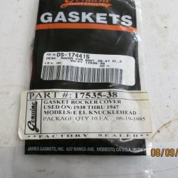 Harley Knucklehead Rocker Cover Gaskets "JAMES" 1938-47 **QTY 10** P/N 17535-38