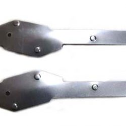 Harley Panhead Emblem Mount Strips for Gas Tank 1963-65..