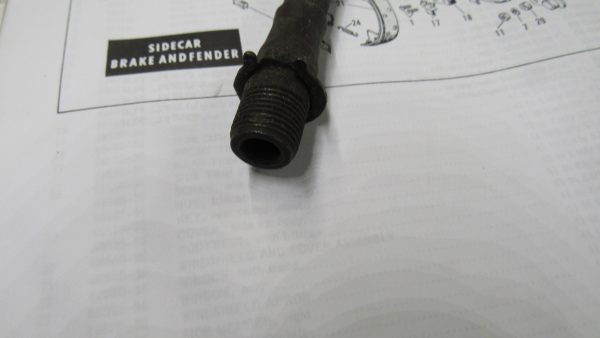 **USED**Harley Panhead Shovelhead Rubber Sidecar Brake Line. 1958-84 . P/N 87778-58 - Image 2