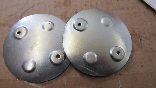 Genuine Harley Knucklehead,Panhead Emblem Mount Strips for Gas Tank 1957-58