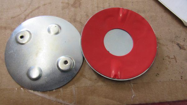 Genuine Harley Knucklehead,Panhead Emblem Mount Strips for Gas Tank 1957-58 - Image 3