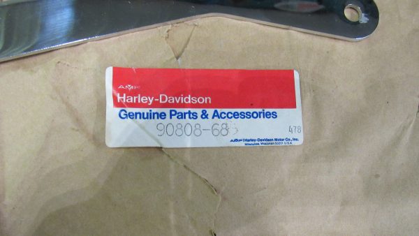 Genuine Harley Shovelhead Saddlebag Rail Support Bracket *NOS* 1968-UP??  P/N 90808-68 - Image 4
