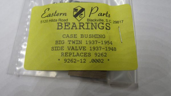 Harley Knucklehead,Panhead Right Side Case Bushing Bearings*OVERSIZE .0002* 1937-54 P/N 9262