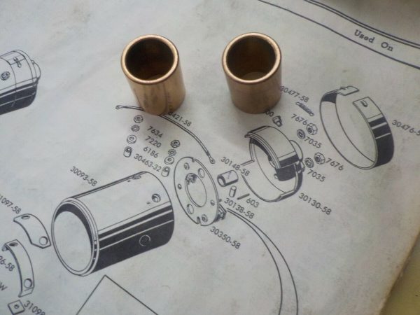 Harley Panhead, Sportster, Servi-car Generator End Bushing. 1958-60  P/N 30148-58
