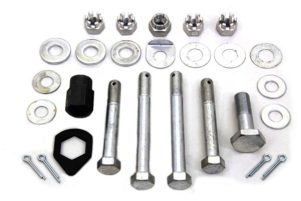 Harley,Knucklehead,Panhead,Shovel Motor Mount Kit .*Cadnium* 1936-69 - Image 2