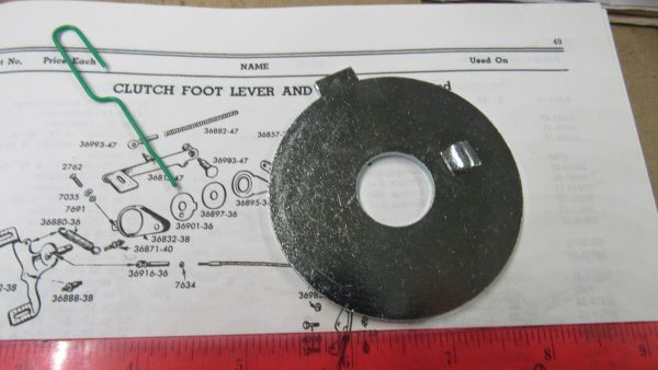 Harley 45 Flathead  Rocker Clutch Friction Disc. 1937-52  P/N 36901-36 - Image 2