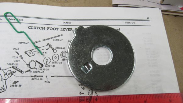 Harley 45 Flathead  Rocker Clutch Friction Disc. 1937-52  P/N 36901-36