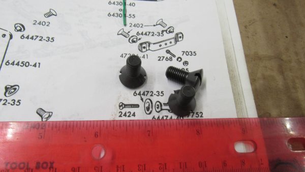 Harley Knucklehead,Panhead Flathead, Tool Box Screw . 1935-57  P/N 2402 - Image 2