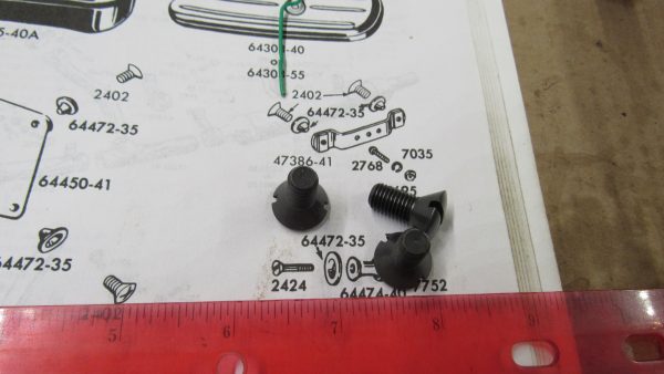 Harley Knucklehead,Panhead Flathead, Tool Box Screw . 1935-57  P/N 2402
