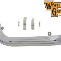 Harley Panhead,Shovelhead Wyatt Gatling Left Side Crossover Heat Shield.1958-69