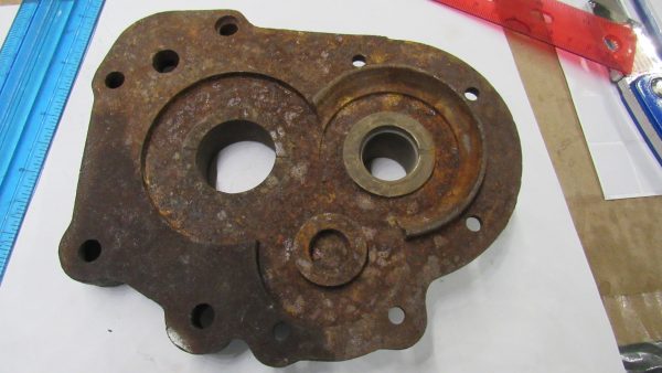 **USED** Harley 45 Flathead Transmission Side Cover 1941-63 P/N 34821-41 - Image 4