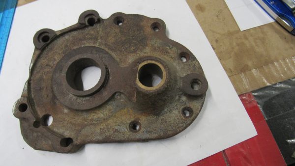 **USED** Harley 45 Flathead Transmission Side Cover 1941-63 P/N 34821-41 - Image 2