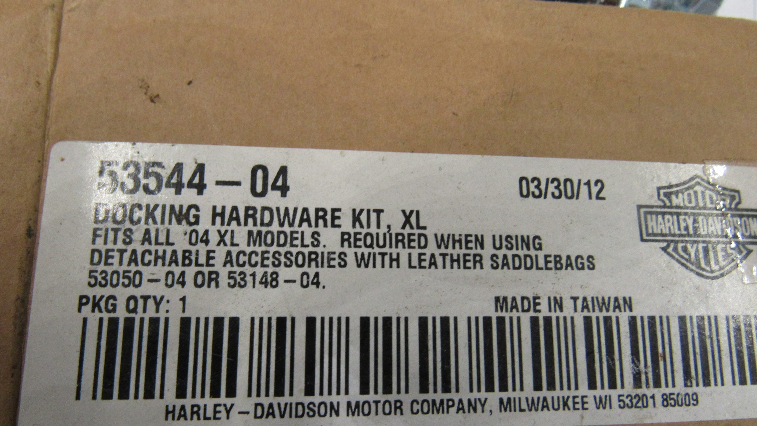 1 Satz Metall Docking Hardware Kit für den abnehmbaren Harley Sportster XL