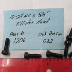 Harley Knuckle,Flathead,Pan, PARKERIZED 10-24 N.C X 5/8" Screw P/N 1206