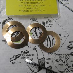 Harley Knucklehead, Panhead Rear Brake Cam Spring Washer 1937-57. P/N 41691-31