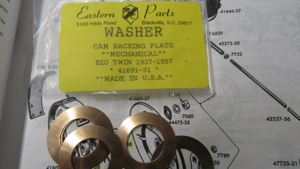 Harley Knucklehead, Panhead Rear Brake Cam Spring Washer 1937-57. P/N 41691-31 - Image 3