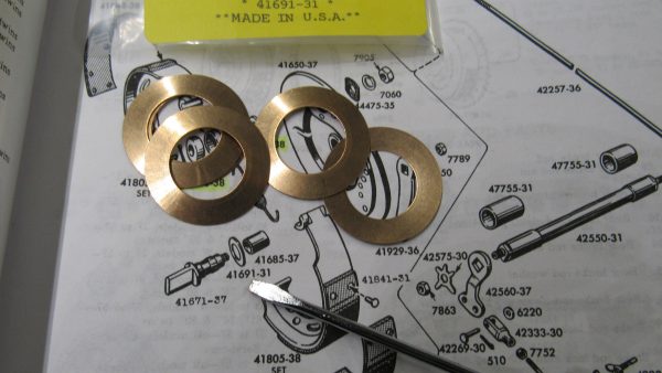Harley Knucklehead, Panhead Rear Brake Cam Spring Washer 1937-57. P/N 41691-31 - Image 2