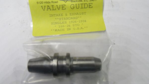 Harley A, B Singles Flathead Intake or Exhaust Valve Guide *STD* 1926-34  P/N 166-26