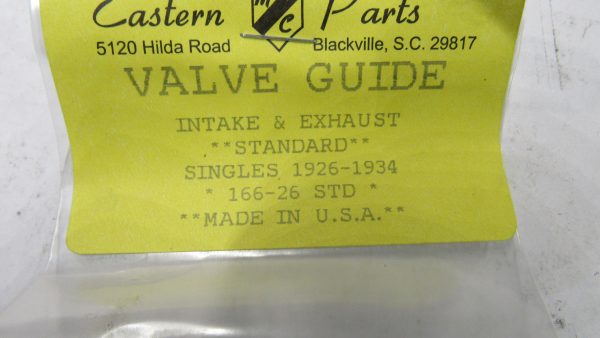 Harley A, B Singles Flathead Intake or Exhaust Valve Guide *STD* 1926-34  P/N 166-26 - Image 2