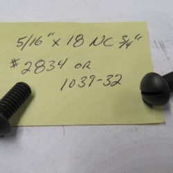 Parkerized Screw. 5/16" X 18 NC 3/4" Long.  Part # 2834 Old # 1039-32
