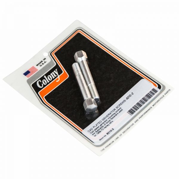Harley 45 Flathead Solo and Servi-car Generator Mounting Screws. 5/16"-24 Threads P/N 30015-58