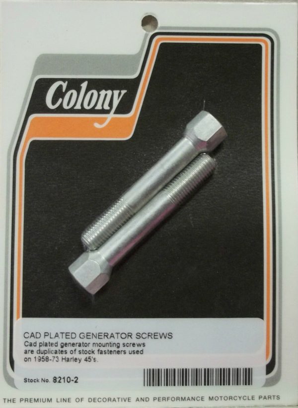 Harley 45 Flathead Solo and Servi-car Generator Mounting Screws. 5/16"-24 Threads P/N 30015-58 - Image 2