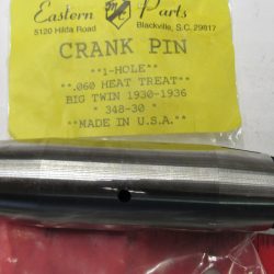 Harley VL Flathead Crank Pin **1-HOLE**  1930-36  P/N 348-30