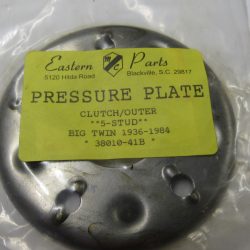 Harley Knuckle, Pan, Shovel 5 Stud Clutch Pressure Plate. 1936-84  P/N 38010-41B