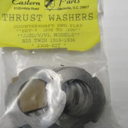 Harley J, JD, VL Transmission Countershaft End Play Thrust Washer Set. 1916-36. P/N 2308-KIT